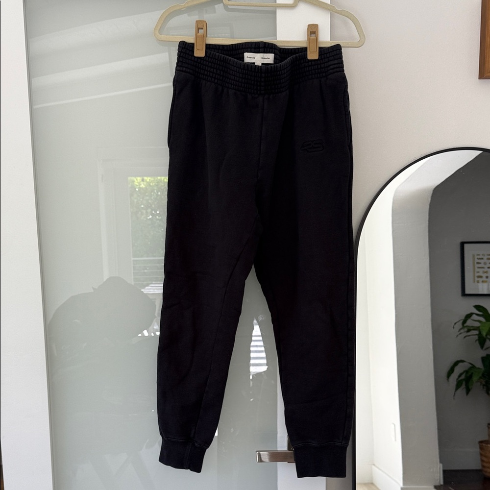 Proenza Schouler Black 100% Cotton Sweatpants